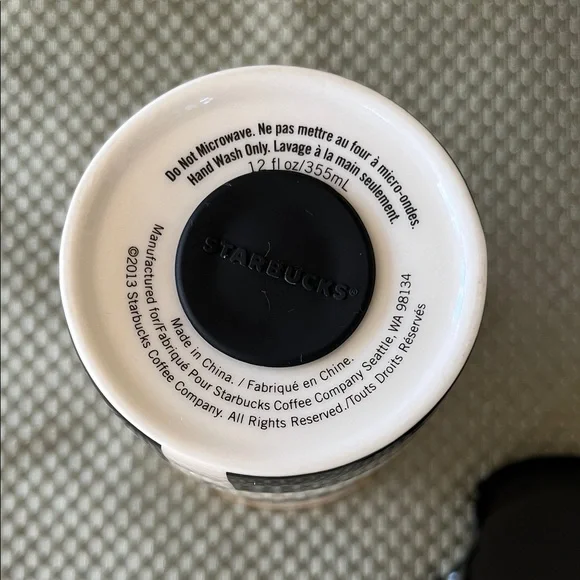 Starbucks Black and White Tuxedo Mug - Picture 3 of 5